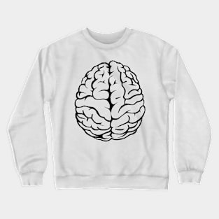 Outline of the human brain Crewneck Sweatshirt